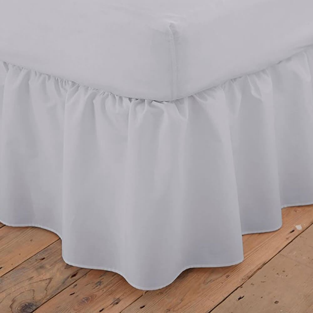 Poetry Grey Fitted Valance Sheet