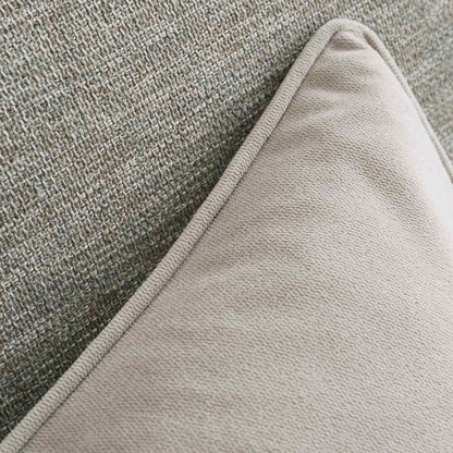 Wilson Velvet Grey Filled Cushion