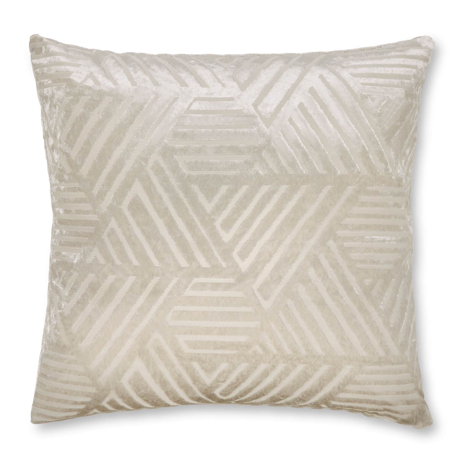 Geo Cut Gold Filled Cushion