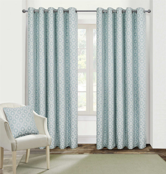 Milano Duck Egg Eyelet Curtains