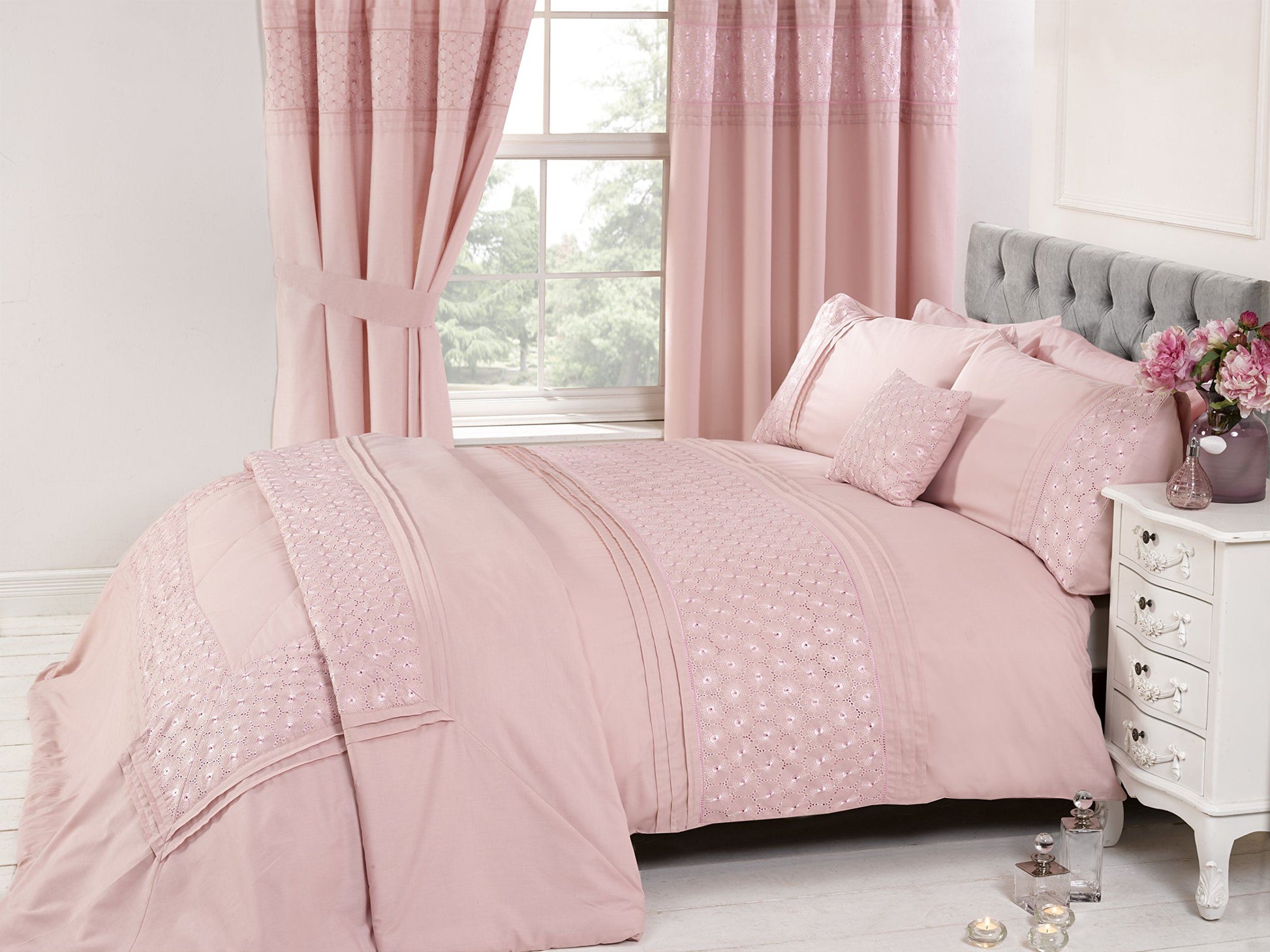 Everdean Pink Duvet Set