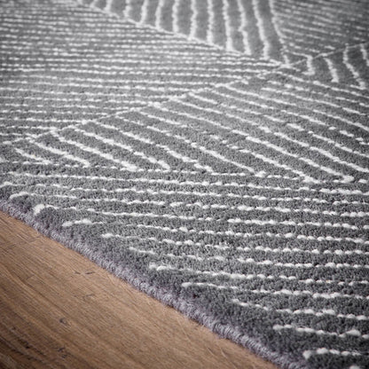 Origins Geometric Charcoal Rug