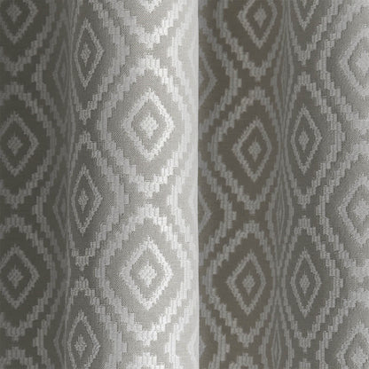 Asha Grey Eyelet Curtains