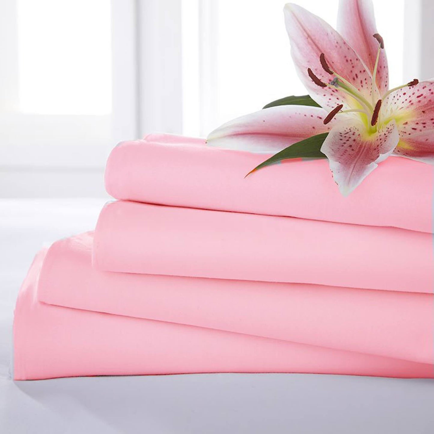 Poetry Pink Flat Sheet