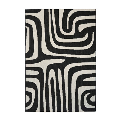 County Zebra Black Animal Rug