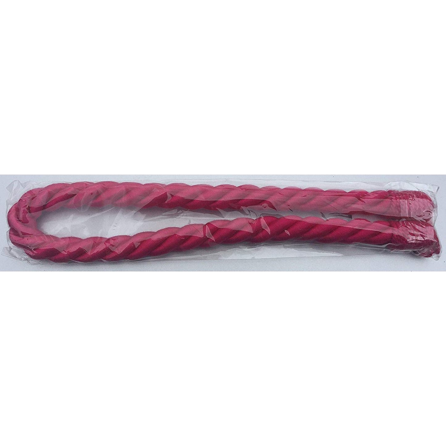 Rope Hand Twisted Cotton Cerise Tiebacks