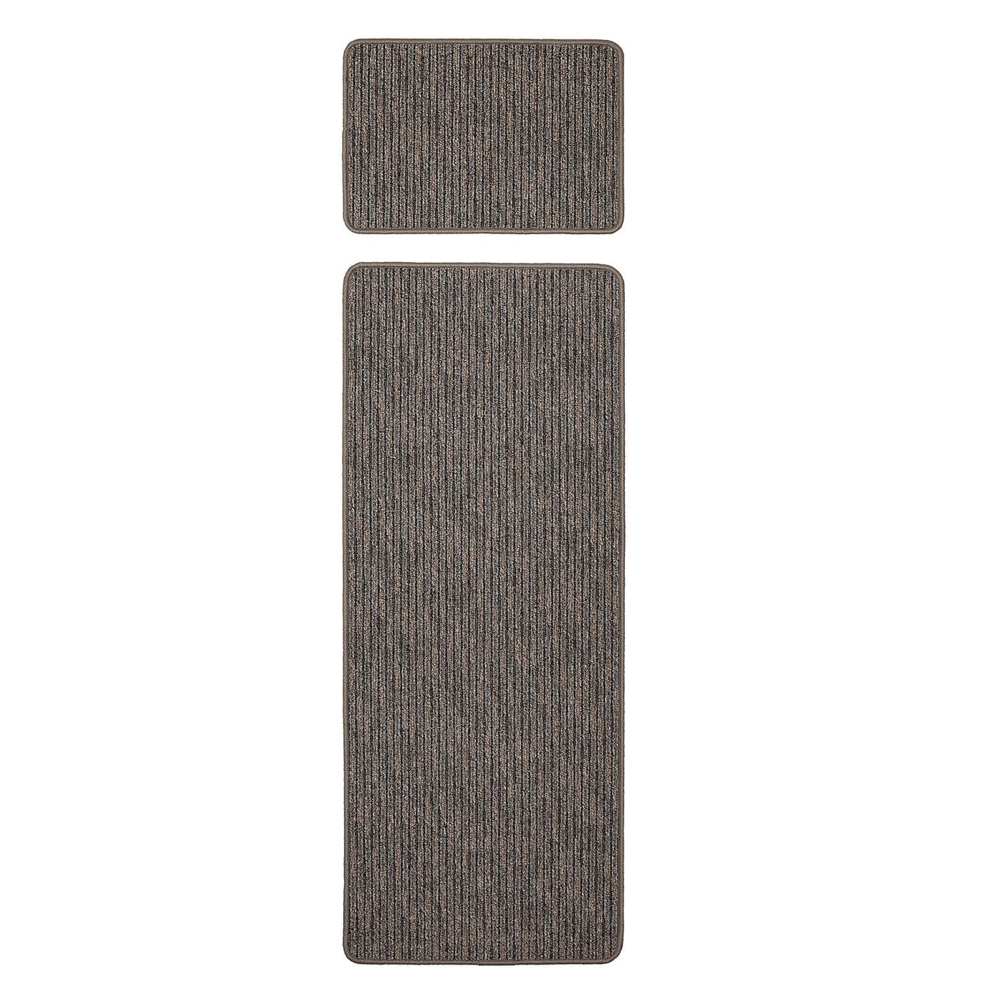 Multi Stripe Taupe Stripe Rug