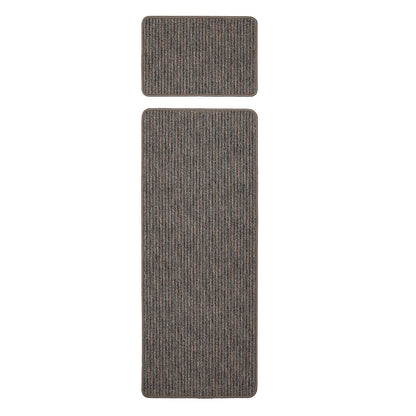 Multi Stripe Taupe Stripe Rug