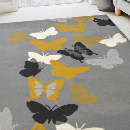 Maestro Butterfly Ochre Butterfly Rug