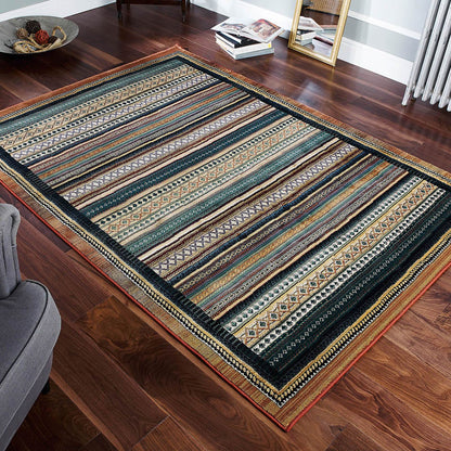 Oriental Weavers Gabbeh 933 R Beige / Blue / Rust Rug