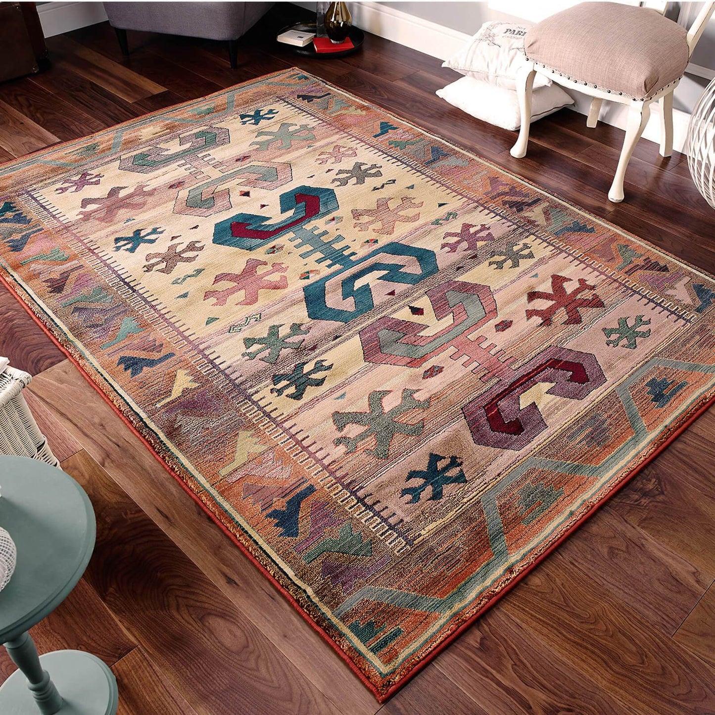 Oriental Weavers Gabbeh 50 C Beige / Multi Rug