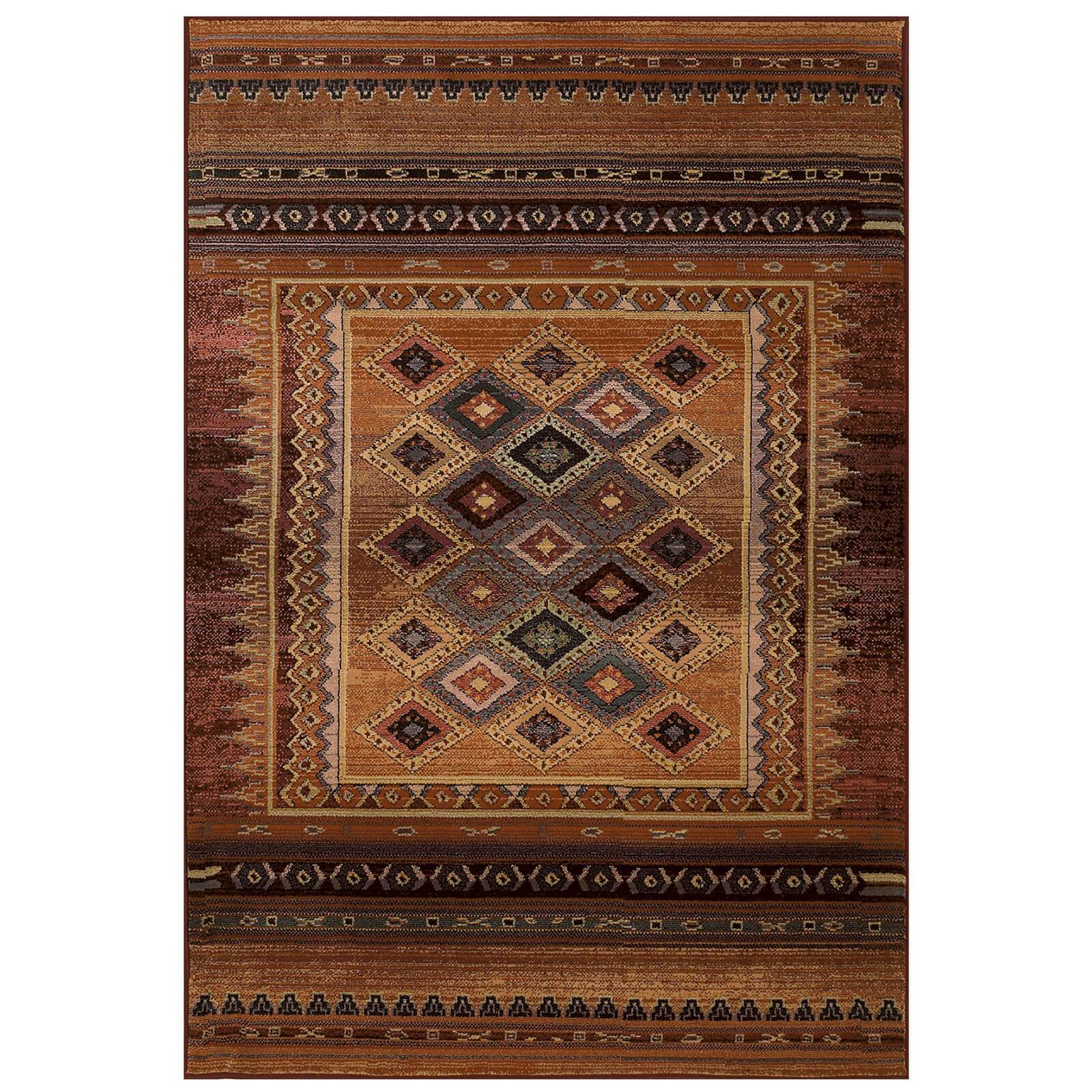 Oriental Weavers Gabbeh 107 R Rust Rug