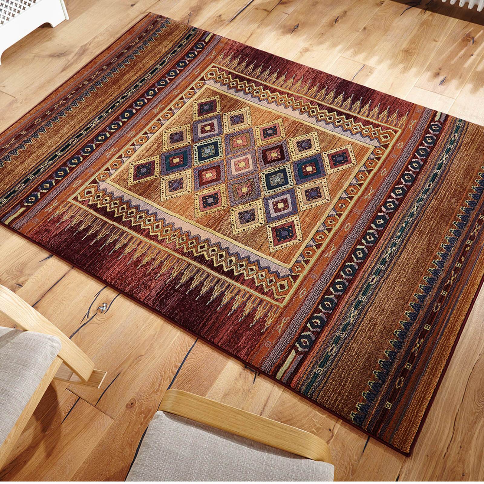 Oriental Weavers Gabbeh 107 R Rust Rug