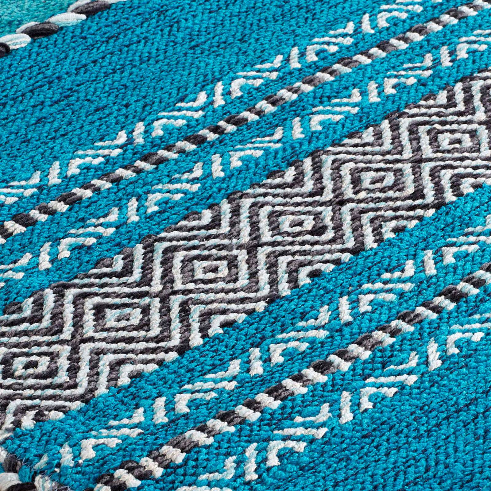 Oriental Weavers Kelim Teal Rug