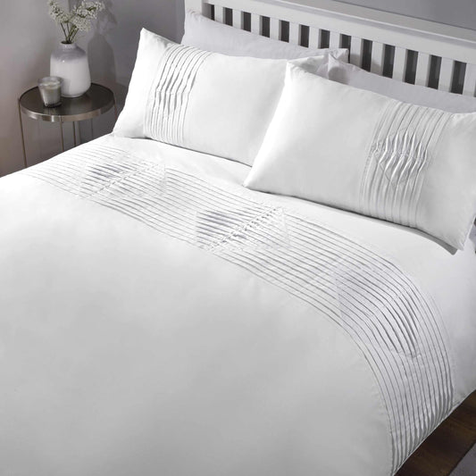 Boston White Duvet Set