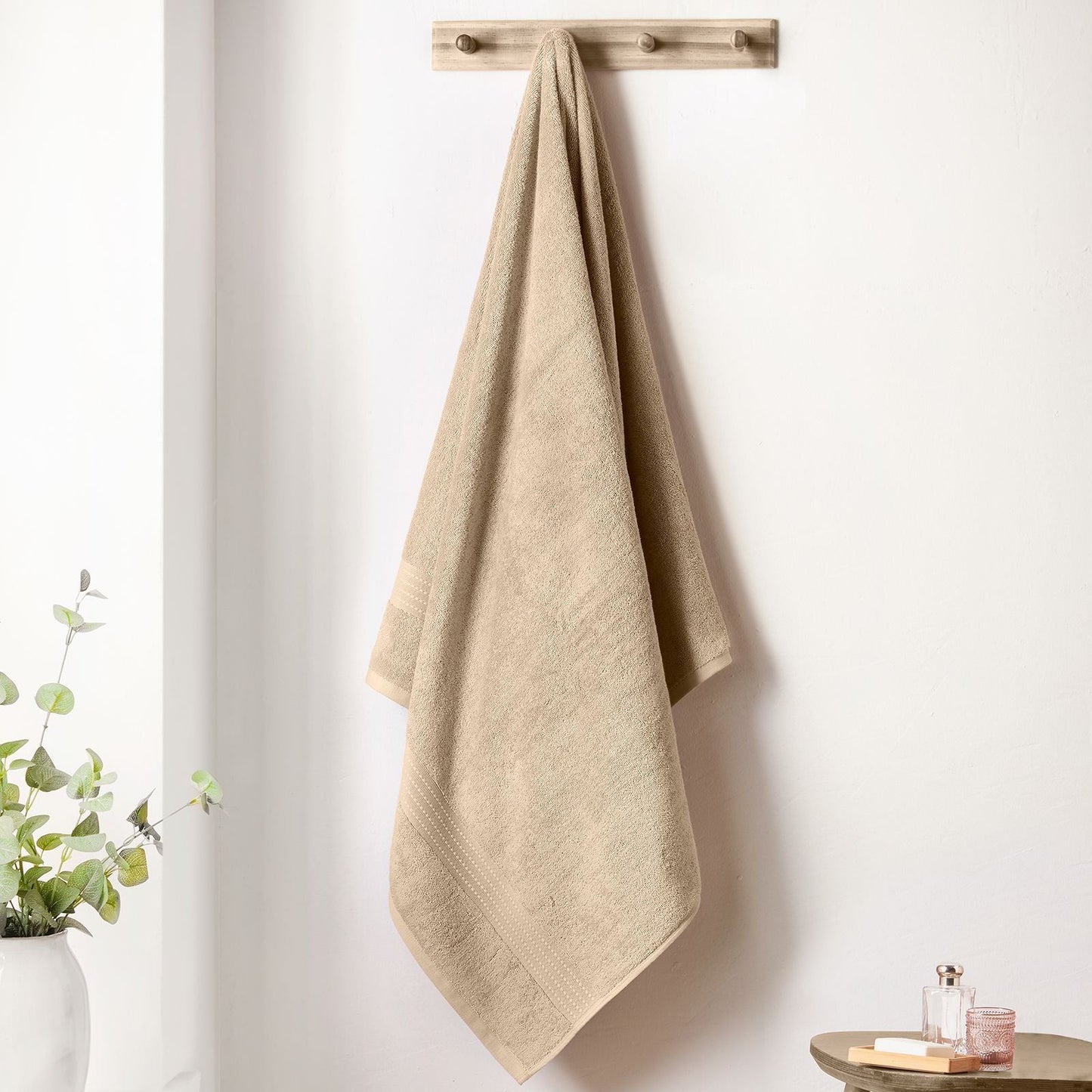 Bianca Supima Cotton Natural Towel and Sheet