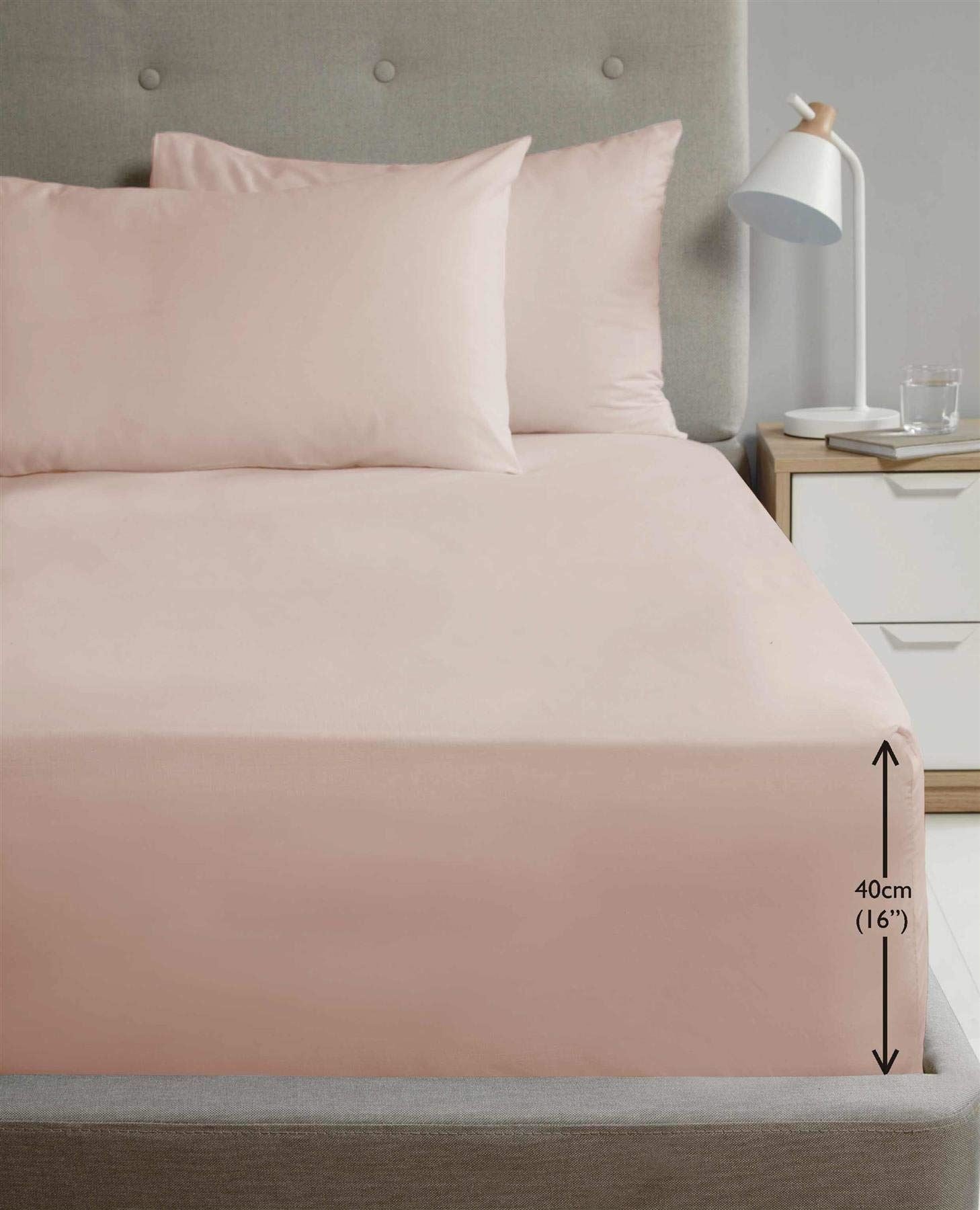 SND Percale Blush Housewife Pillowcase Pair