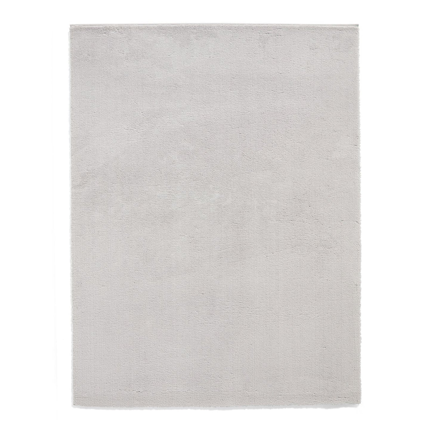 Bay Grey Plain Shaggy Washable Rug