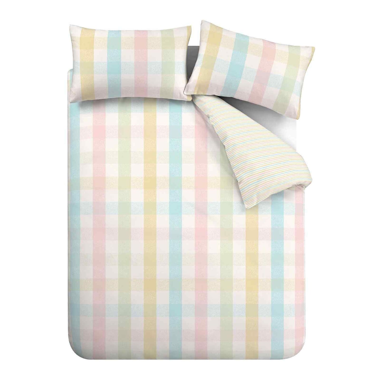 Spring Check Pastel Duvet Cover Set