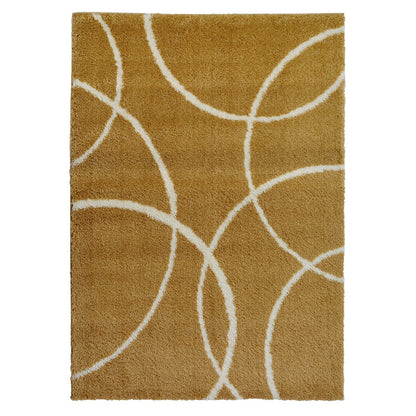 Snug Yellow Bubbles Rug