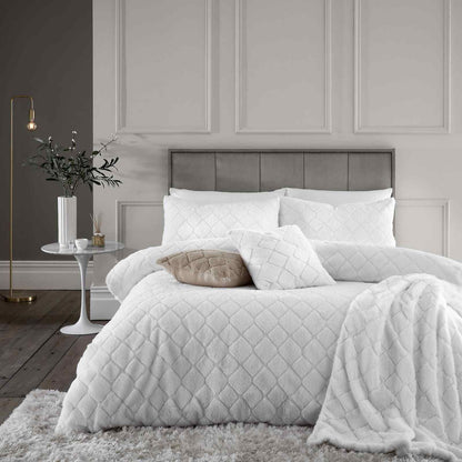 Cosy Diamond White Duvet Set