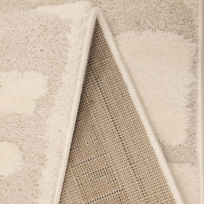 Ava Illusion Cream Semi Plain Rug