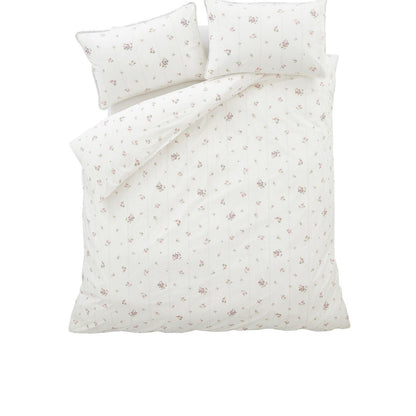Bianca Vintage Rosebud Lace Cream Duvet Cover Set
