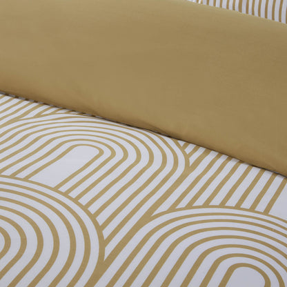 Arches Ochre Duvet Set