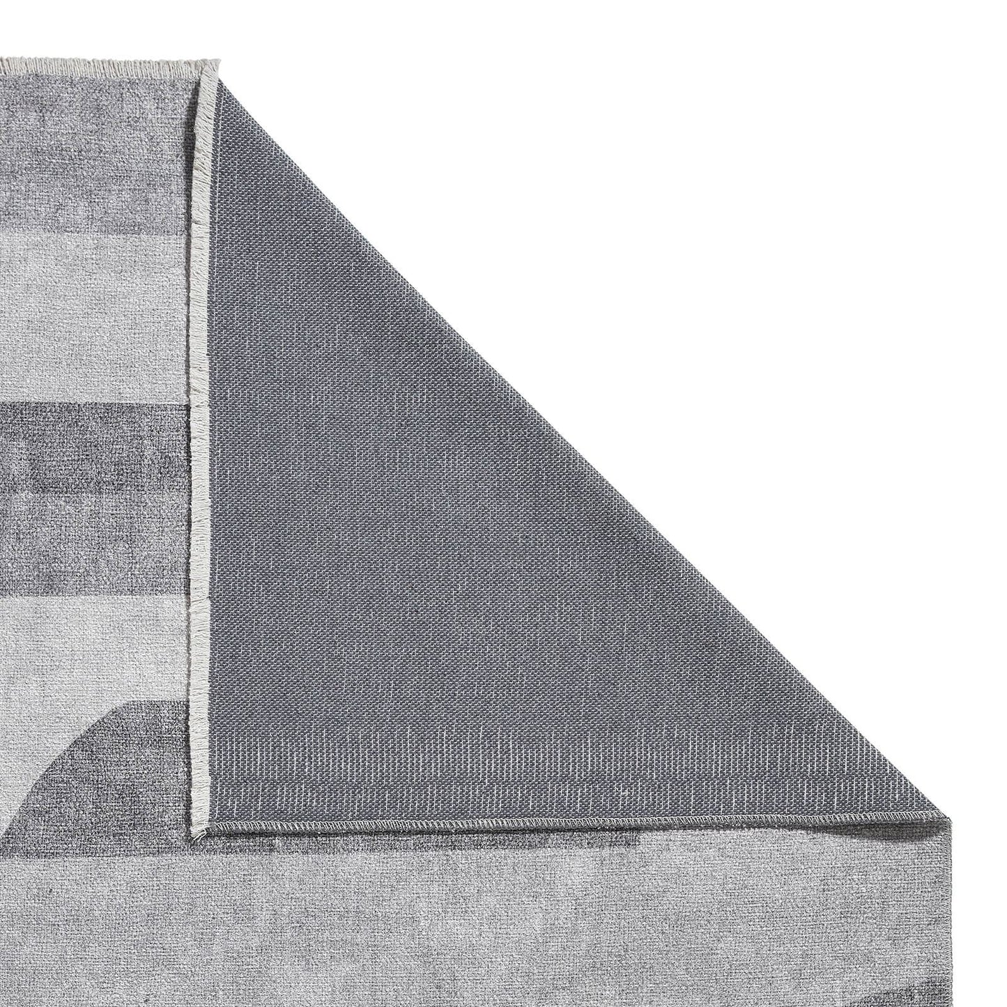 Whisper H1068 Green/Grey Modern Washable Rug