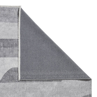 Whisper H1068 Green/Grey Modern Washable Rug