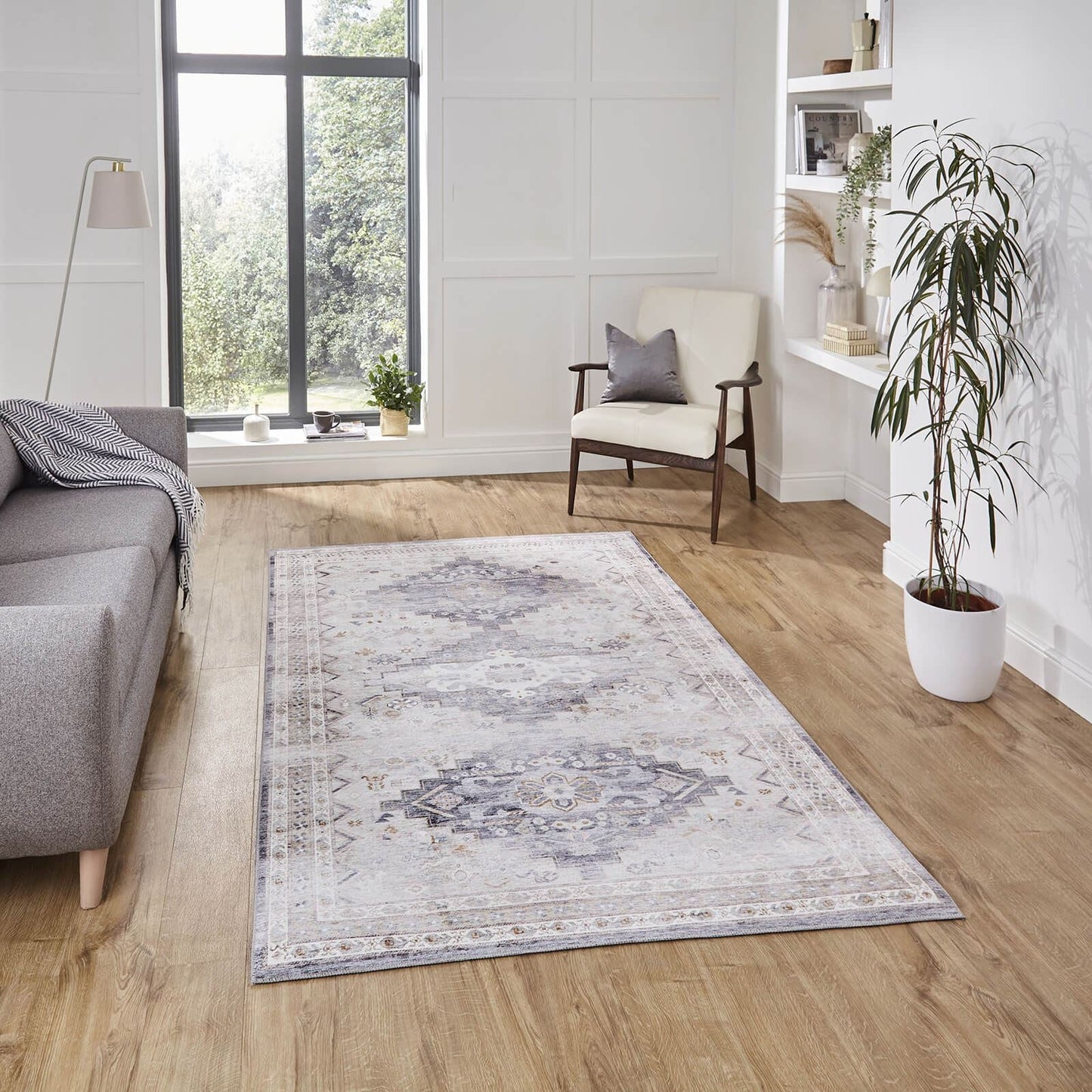 Topaz H1265 Grey/Beige Traditional Rug