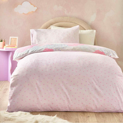 Soft as a Cloud Pink Duvet Cover Set