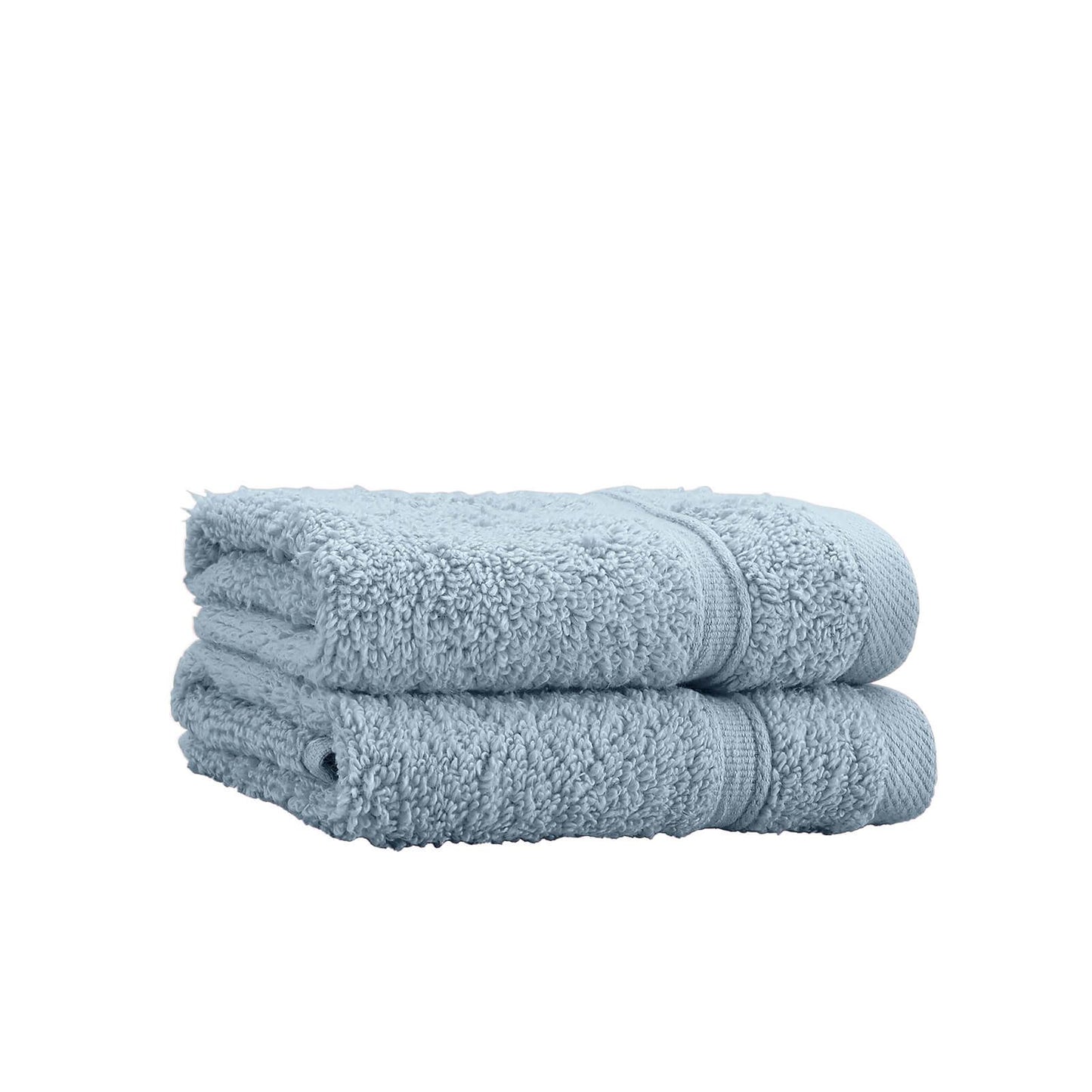 Zero Twist Blue Bath Sheet Pair