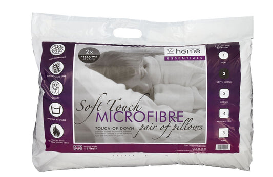 Essentials Microfibre Pillow Pair