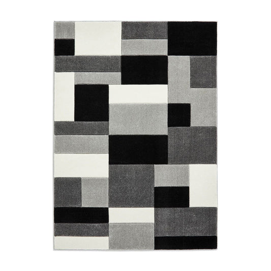 Matrix MT61 Grey/Black Modern Rug