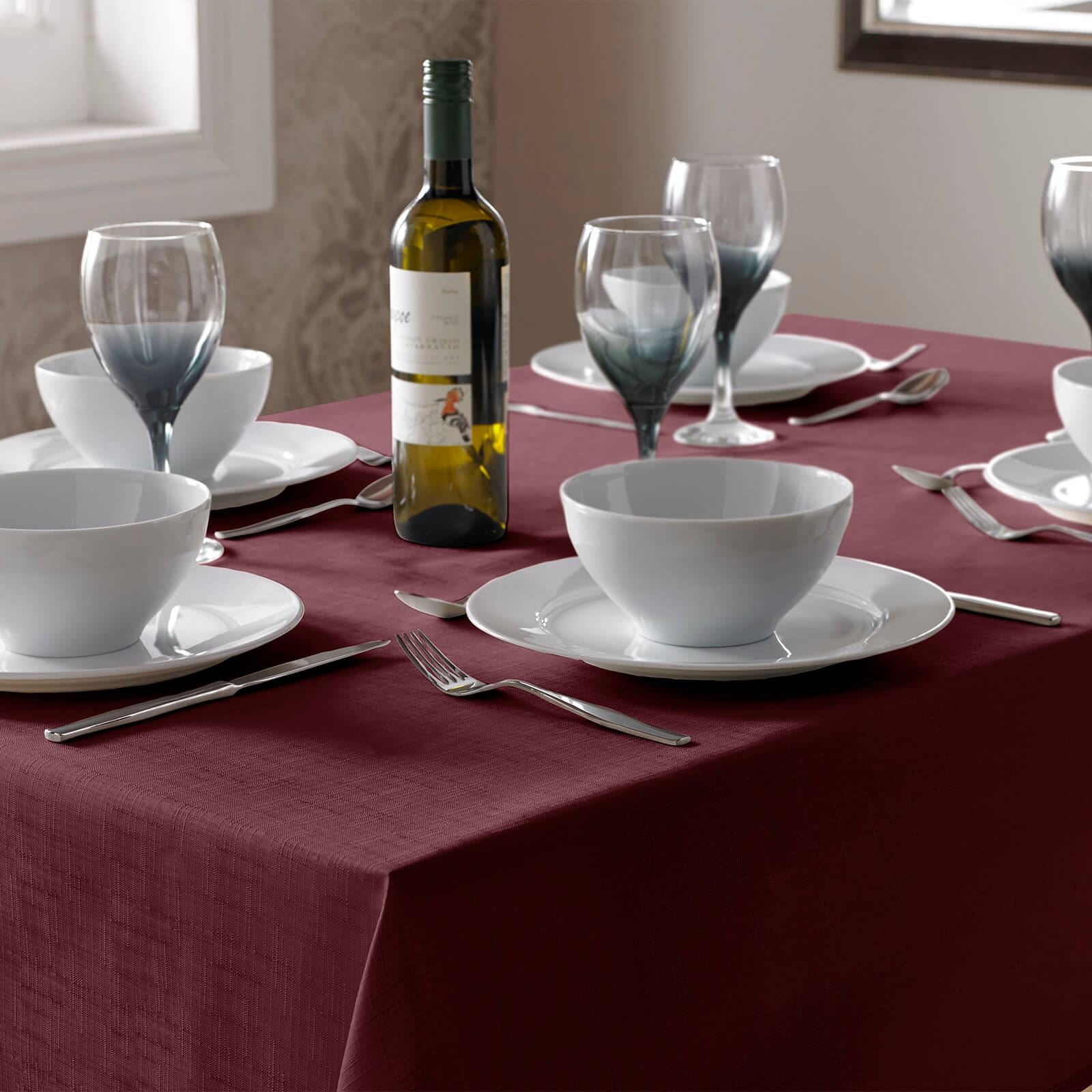 Select Burgundy Tablecloth