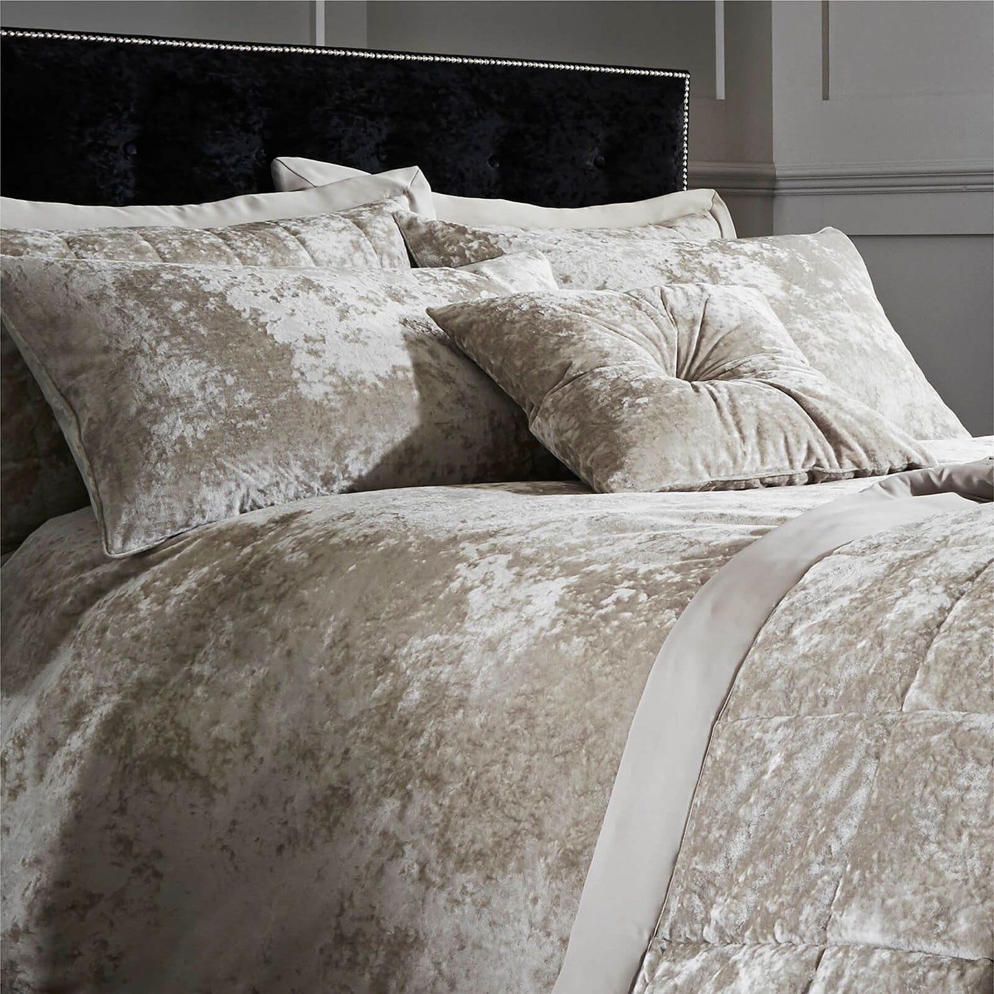 Crushed Natural Duvet Set