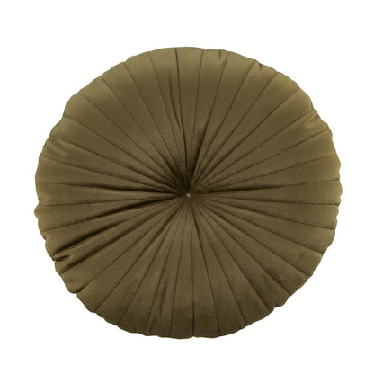 Round Cushion Soft Touch 40x40cm Cushion Olive Green