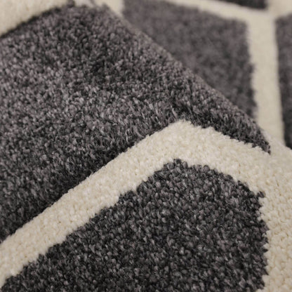 Newport Grey Lattice Rug