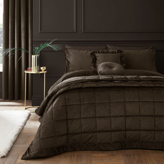 catherine-lansfield-kingsley-soft-matt-velvet-bedding-duvet-cover-set-chocolate