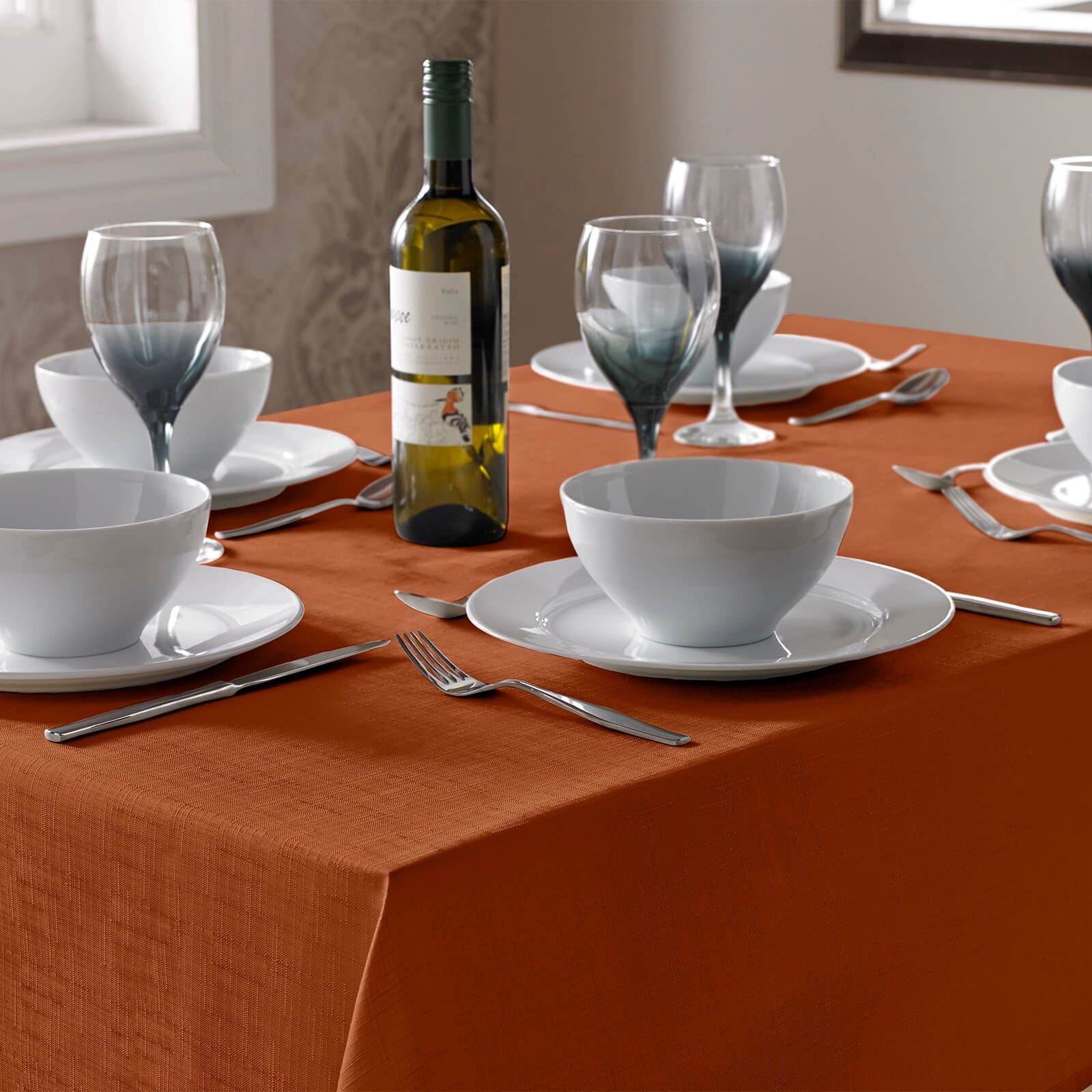 Select Orange Tablecloth