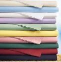 Essentials Percale Lagoon Fitted Valance Sheet