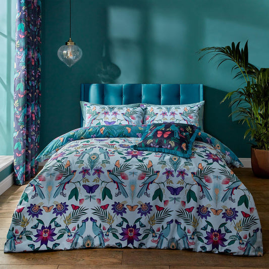 Mya Duck egg Blue Duvet Cover Set