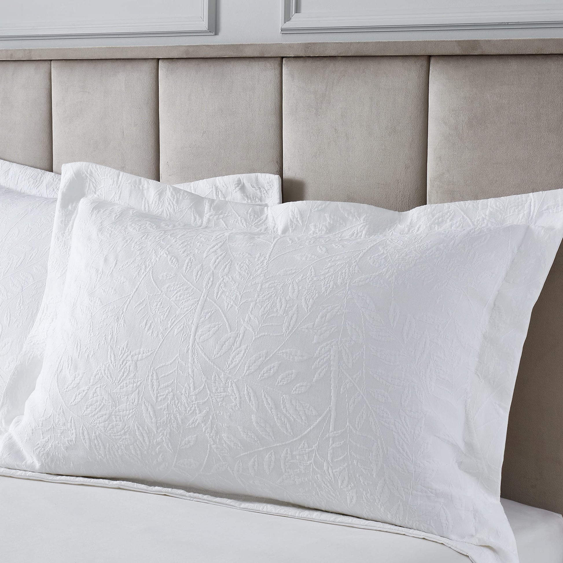 180TC Egyptian Cotton White Oxford Pillowcase Pair