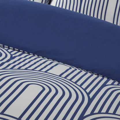 Arches Blue Duvet Set