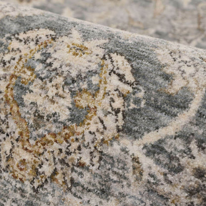 Raja Traditional Grey Classical Rug