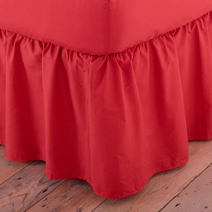 Poetry Red Platform Valance