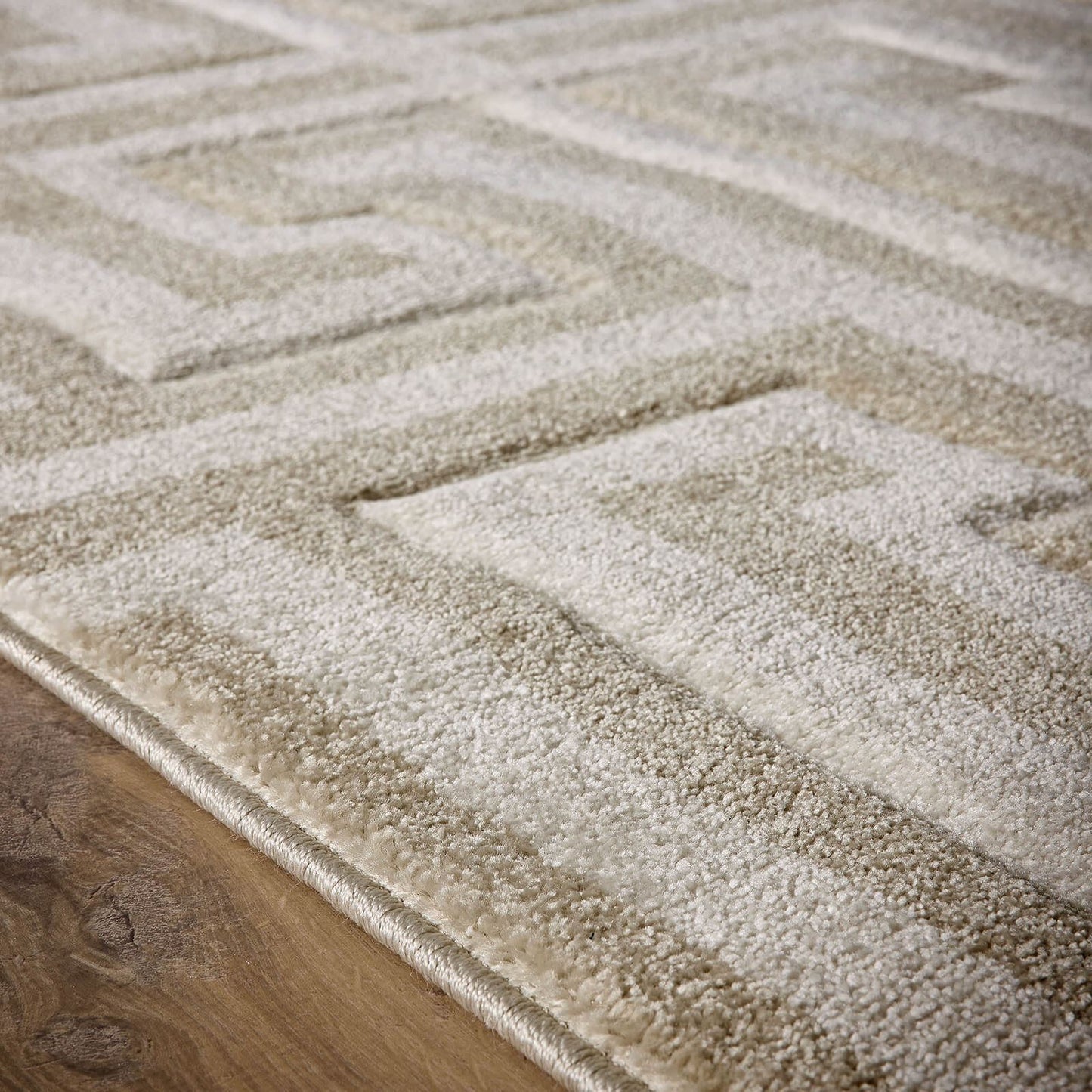 Origins Greek Key Cream Beige/Cream Rug
