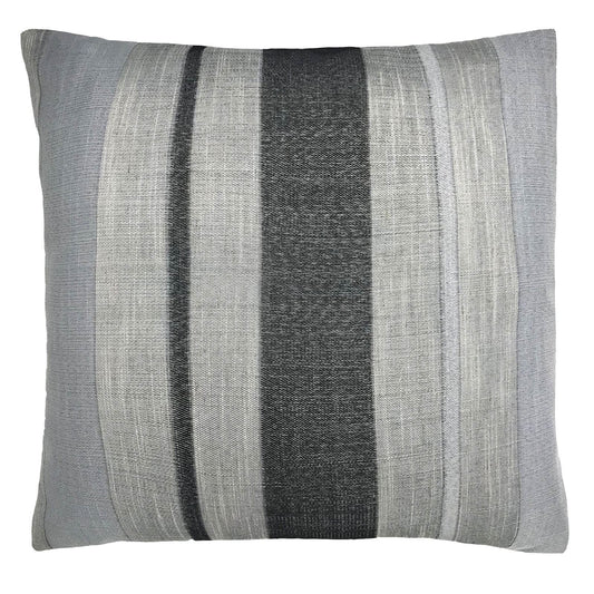 Powel Stripe Grey Filled Cushion