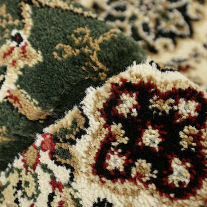 Victoria Traditional Green Classical Rug